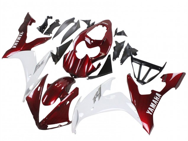 Yamaha YZF 1000 R1 Motorrad Verkleidung 2004-2006 - Rot Weiss