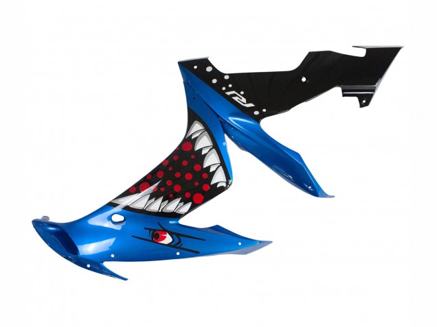 Yamaha YZF 1000 R1 Motorrad Verkleidung 2004-2006 - Blau Schwarz Rot Weiss Hai