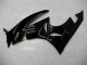 Kawasaki ZX6R Motorrad Verkleidung 2009-2012 - Glanzendes Schwarz Gold Ninja