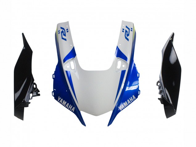 Yamaha YZF 1000 R1 Motorrad Verkleidung 2020-2025 - Weiss Blau Neon Gelb Glanzendes Schwarz