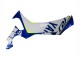 Yamaha YZF 1000 R1 Motorrad Verkleidung 2020-2025 - Weiss Blau Neon Gelb Glanzendes Schwarz