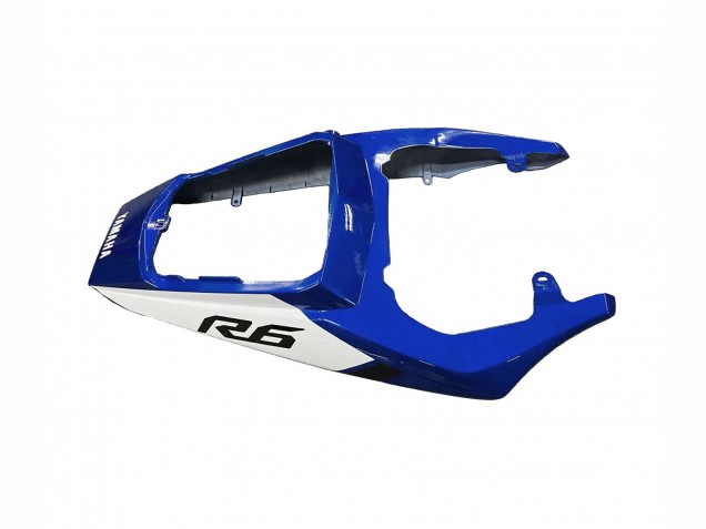 Yamaha YZF R6S Motorrad Verkleidung 2006-2009 - Blau Weiss Glanzendes Schwarz Yamalube