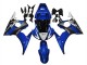 Yamaha YZF R6S Motorrad Verkleidung 2006-2009 - Blau Weiss Glanzendes Schwarz Yamalube