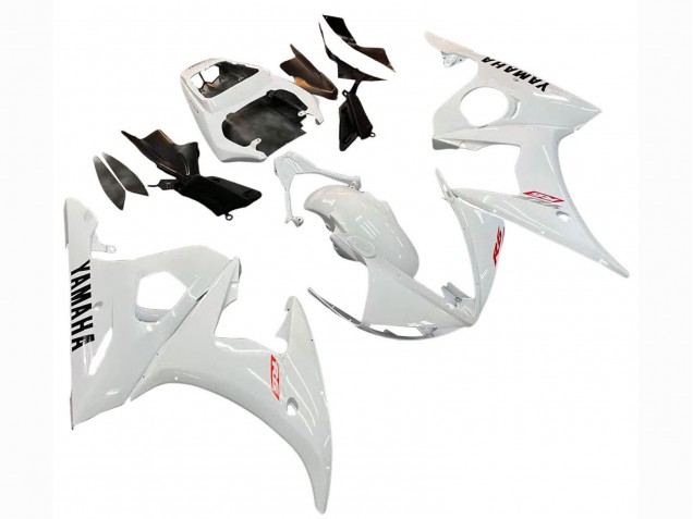 Yamaha YZF R6 Motorrad Verkleidung 2003-2004 - Weiss