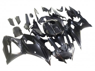 Yamaha YZF R7 Motorrad Verkleidung 2021-2024 - Schwarze Carbonfaser