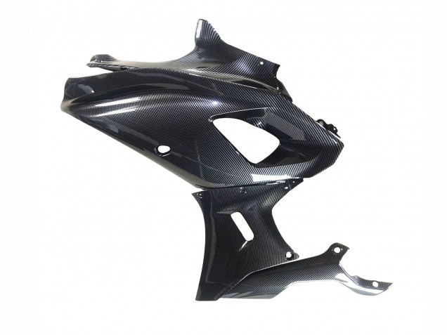 Yamaha YZF R7 Motorrad Verkleidung 2021-2024 - Schwarze Carbonfaser