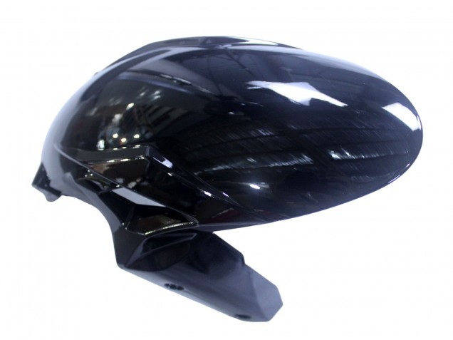 Kawasaki ZX6R Motorrad Verkleidung 2019-2022 - Glanzendes Schwarz Weiss