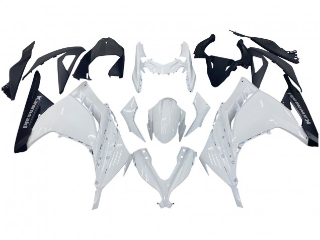 Kawasaki EX300 Motorrad Verkleidung 2013-2024 - Weiss Schwarz