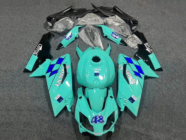 Aprilia RS125 Motorrad Verkleidung 2006-2011 - Mint Grun Spains No1 48