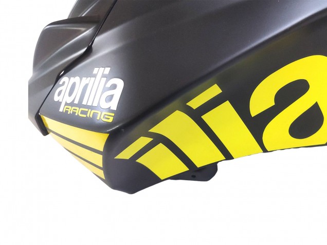 Aprilia RS4 50 125 Motorrad Verkleidung 2012-2018 - Gelb Matt Schwarz