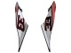 Aprilia RS4 50 125 Motorrad Verkleidung 2012-2018 - Silber Rot Glanzendes Schwarz