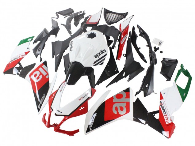Aprilia RS4 50 125 Motorrad Verkleidung 2012-2018 - Weiss Rot Grun Glanzendes Schwarz