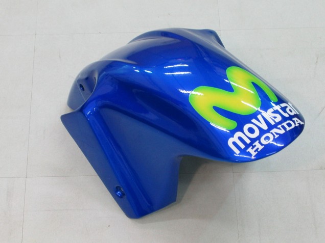 Honda CBR600 F4i Motorrad Verkleidung 2004-2007 - Blau Gelb Grun MoviStar