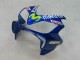 Honda CBR600 F4i Motorrad Verkleidung 2004-2007 - Blau Gelb Grun MoviStar