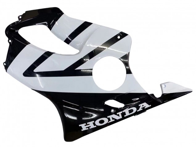 Honda CBR600 F4i Motorrad Verkleidung 2004-2007 - Weiss Glanzendes Schwarz