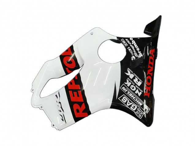 Honda CBR600 F4i Motorrad Verkleidung 2004-2007 - Weiss Glanzendes Schwarz Rot Repsol