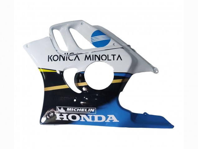 Honda CBR600 F3 Motorrad Verkleidung 1997-1998 - Weiss Blau Glanzendes Schwarz