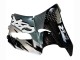 Honda CBR900RR 893 Motorrad Verkleidung 1992-1993 - Silber Glanzendes Schwarz
