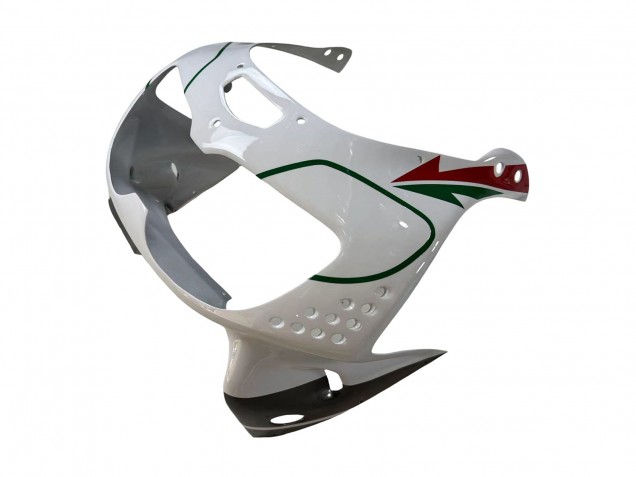 Honda CBR900RR 893 Motorrad Verkleidung 1996-1997 - Weiss Grun Grau Glanzendes Schwarz Castrol