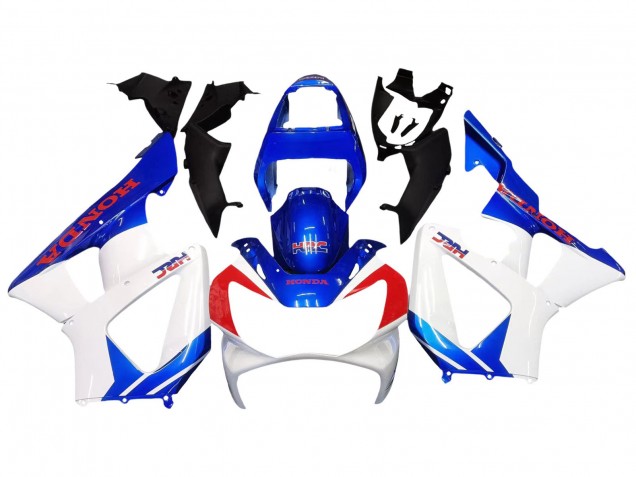 Honda CBR900RR 929 Motorrad Verkleidung 2000-2001 - Weiss Blau Rot HRC