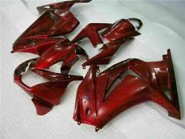 Kawasaki EX250 Motorrad Verkleidung 2008-2012 - Kastanienbraun Rot