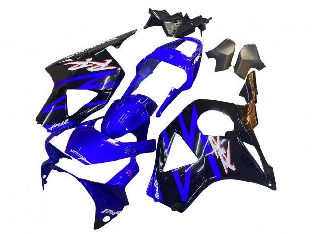 Honda CBR900RR 954 Motorrad Verkleidung Kit 2002-2003 - Blau Glanzendes Schwarz