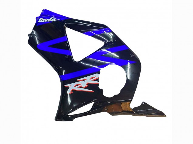 Honda CBR900RR 954 Motorrad Verkleidung Kit 2002-2003 - Blau Glanzendes Schwarz
