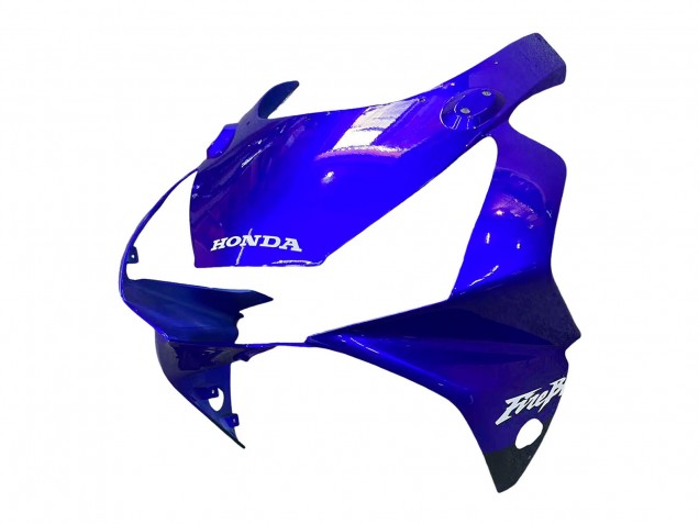 Honda CBR900RR 954 Motorrad Verkleidung Kit 2002-2003 - Blau Glanzendes Schwarz