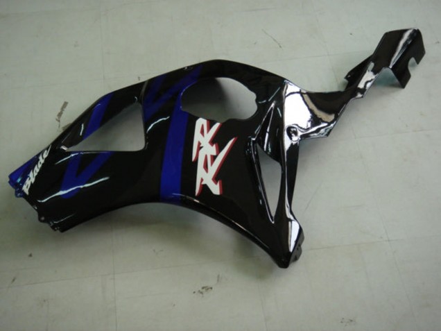 Honda CBR900RR 954 Motorrad Verkleidung Kit 2002-2003 - Blau Glanzendes Schwarz