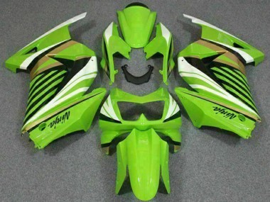 Kawasaki EX250 Motorrad Verkleidung 2008-2012 - Grun Weiss Schwarz