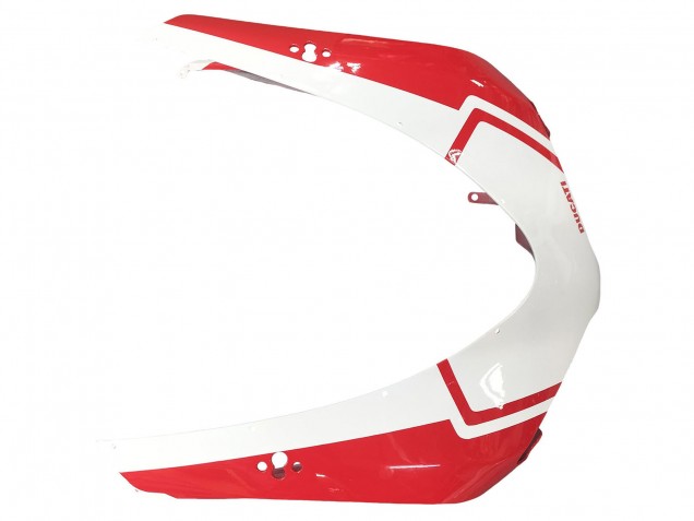 Ducati 848/1098/1198 Motorrad Verkleidung 2007-2014 - Weiss Rot Glanzendes Schwarz