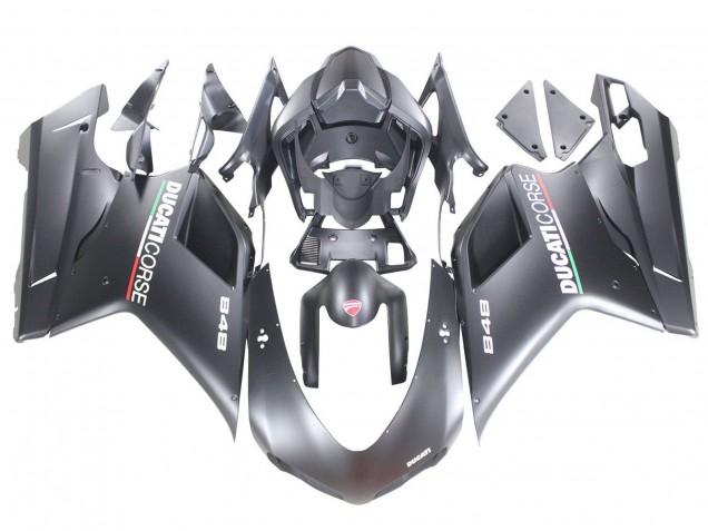 Ducati 848 Motorrad Verkleidung 2007-2014 - Matt Grau