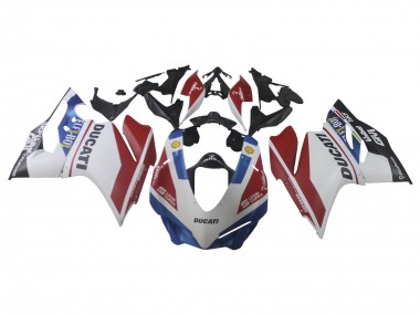 Ducati 1299 Motorrad Verkleidung 2015-2020 - Weiss Rot Blau Matt Schwarz Unibat Flex-Box