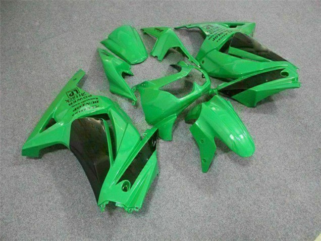 Kawasaki EX250 Motorrad Verkleidung 2008-2012 - Grun Schwarz