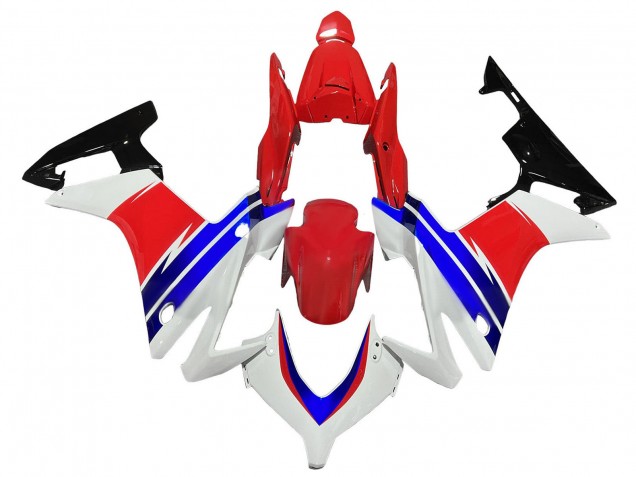 Honda CBR500R Motorrad Verkleidung 2013-2015 - Weiss Rot Blau