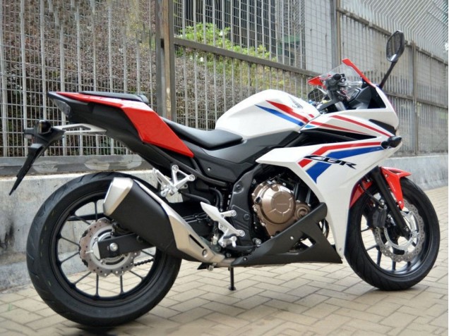 Honda CBR500R Motorrad Verkleidung 2016-2018 - Weiss Rot Blau Matt Schwarz