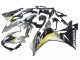 Honda CBR500R Motorrad Verkleidung 2022-2023 - Silber Gelb Glanzendes Schwarz
