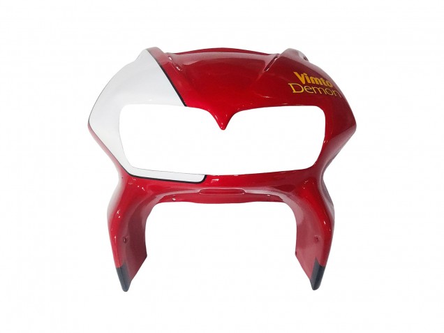 Honda VFR 800 Motorrad Verkleidung 1998-2001 - Rot Weiss Glanzendes Schwarz Vimto