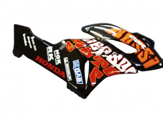 Honda CBR1000RR Motorrad Verkleidung 2004-2005 - Gelb Orange Glanzendes Schwarz Repsol Rossi 46