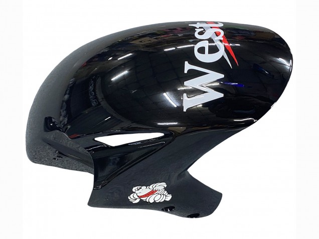 Honda CBR1000RR Motorrad Verkleidung 2004-2005 - Glanzendes Schwarz Weiss West
