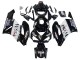 Honda CBR1000RR Motorrad Verkleidung 2004-2005 - Glanzendes Schwarz Weiss West
