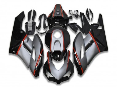 Honda CBR1000RR Motorrad Verkleidung 2004-2005 - Grau Rot Glanzendes Schwarz