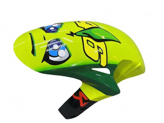 Honda CBR1000RR Motorrad Verkleidung 2006-2007 - Blau Fluoreszierendes Grun Glanzendes Schwarz Hai 46