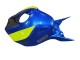 Honda CBR1000RR Motorrad Verkleidung 2006-2007 - Blau Fluoreszierendes Grun Glanzendes Schwarz Hai 46