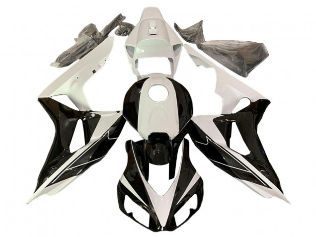 Honda CBR1000RR Motorrad Verkleidung 2006-2007 - Perl Weiss Glanzendes Schwarz