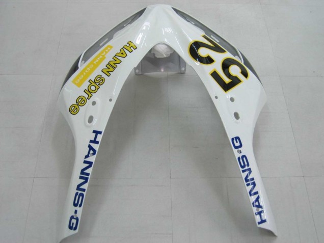 Honda CBR1000RR Motorrad Verkleidung 2006-2007 - Weiss Grun Glanzendes Schwarz Hannspree 52