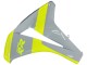 Honda CBR1000RR Motorrad Verkleidung 2008-2011 - Nardo Grau Fluoreszierendes Grun