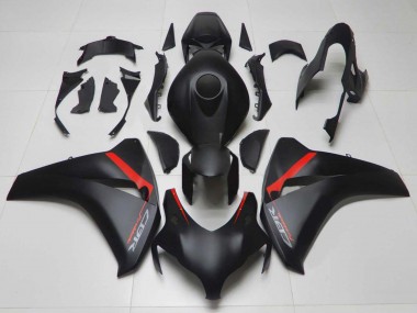 Honda CBR1000RR Motorrad Verkleidung 2008-2011 - Matt Schwarz Rot Fireblade