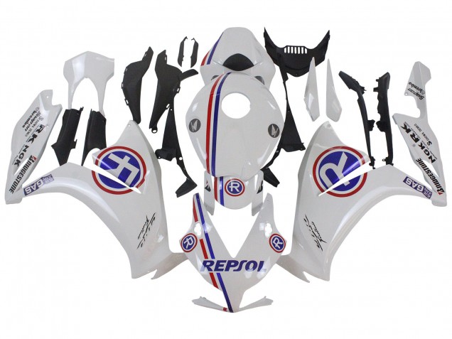 Honda CBR1000RR Motorrad Verkleidung 2012-2016 - Weiss Blau Rot Repsol