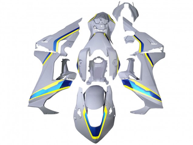 Honda CBR1000RR Motorrad Verkleidung 2017-2023 - Weiss Blau Gelb